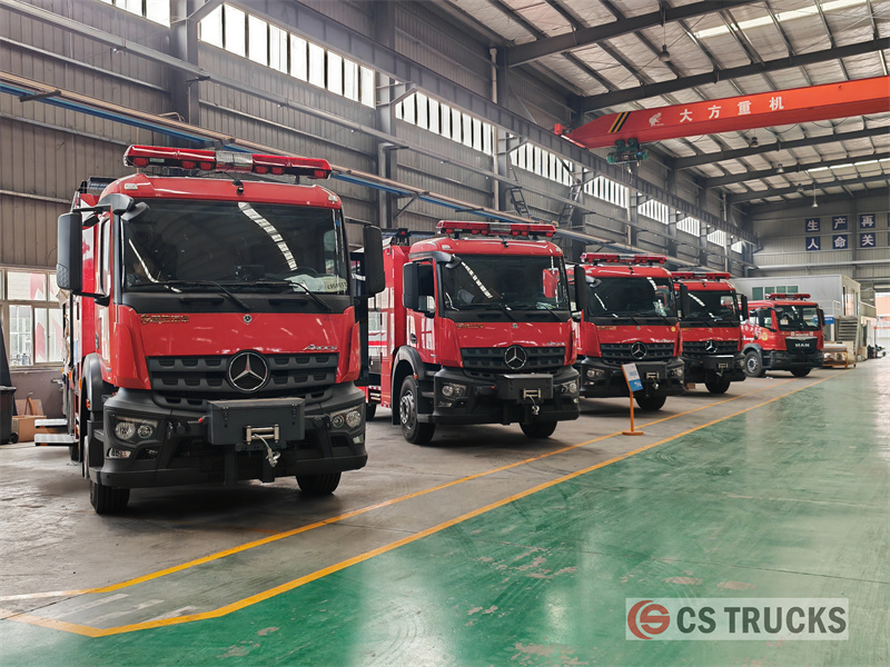benz fire trucks factory