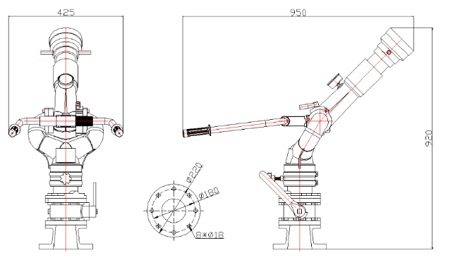 PS8/40W fire monitor