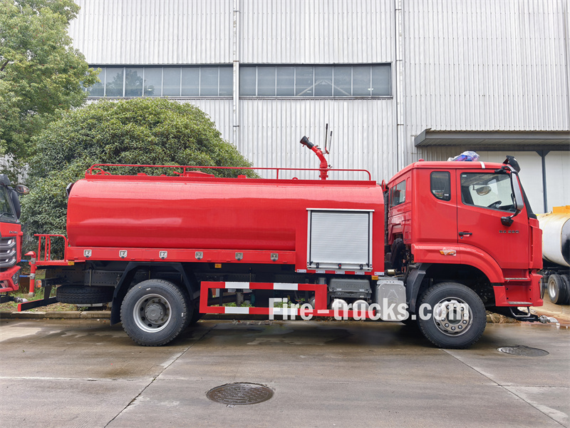 HOWO NX RHD 7500L fire sprinkler truck