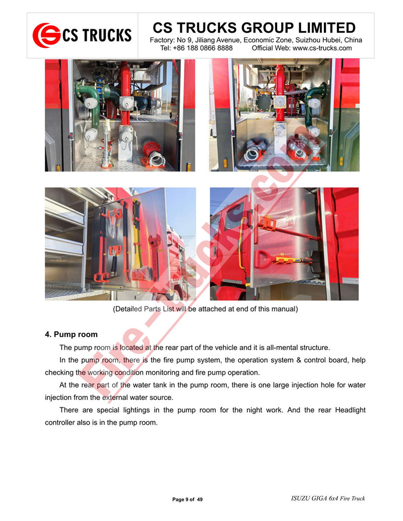 CS TRUCKS ISUZU GIGA 12000L Foam Fire Truck export Burkina Faso