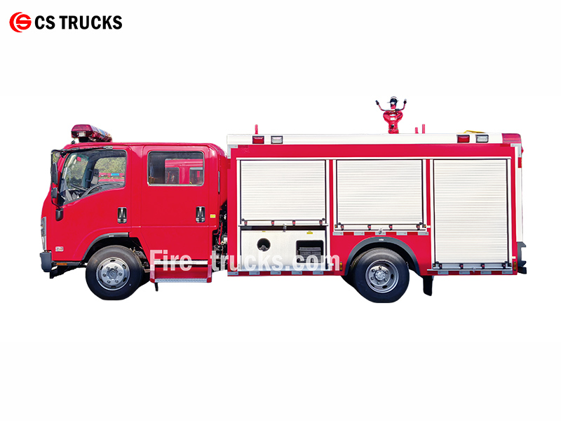 HOWO 4x2 fire water pump truck