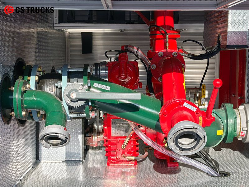 howo dry powder fire truck nitrogen tank