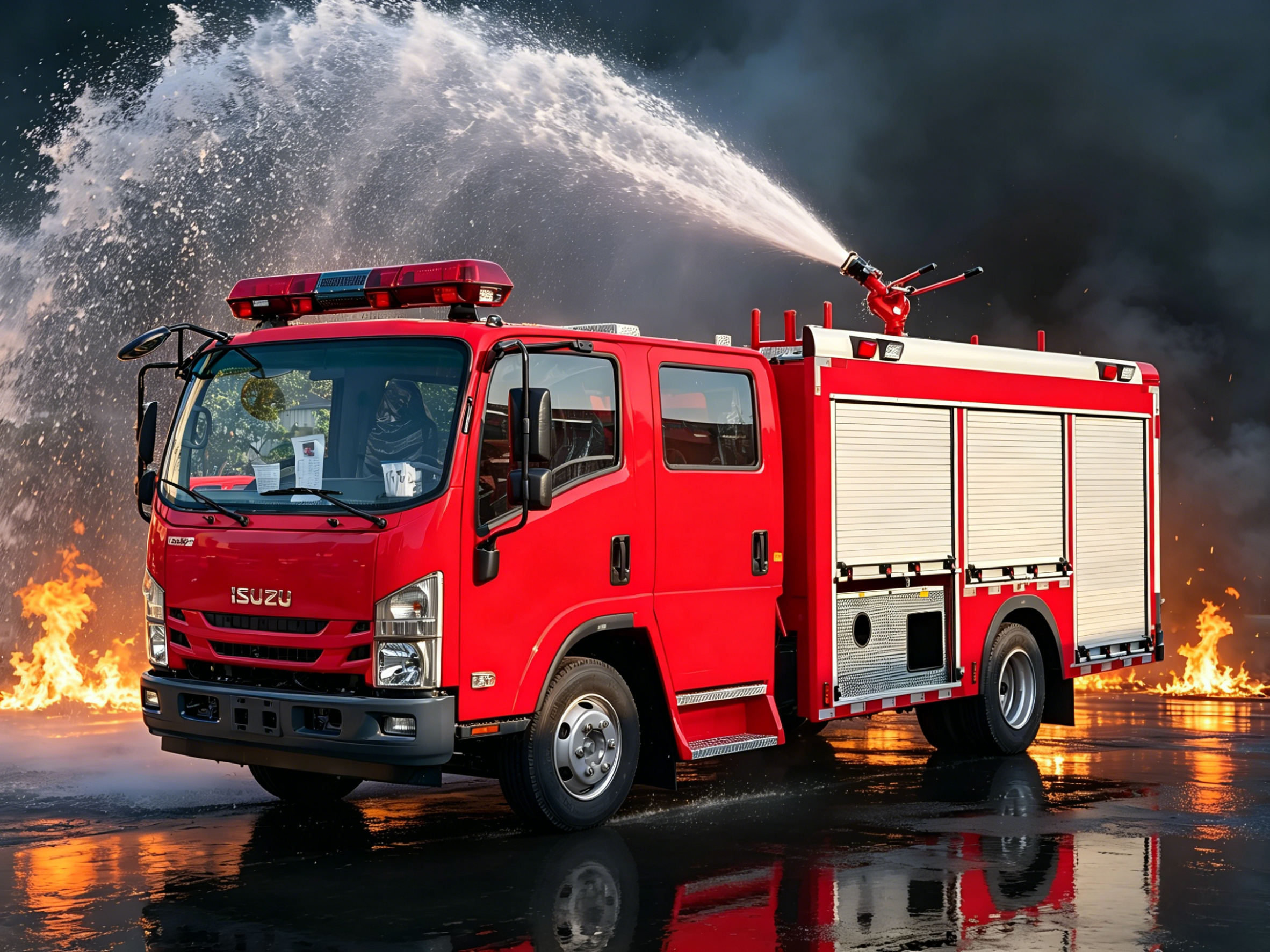 HOWO rescue fire engine