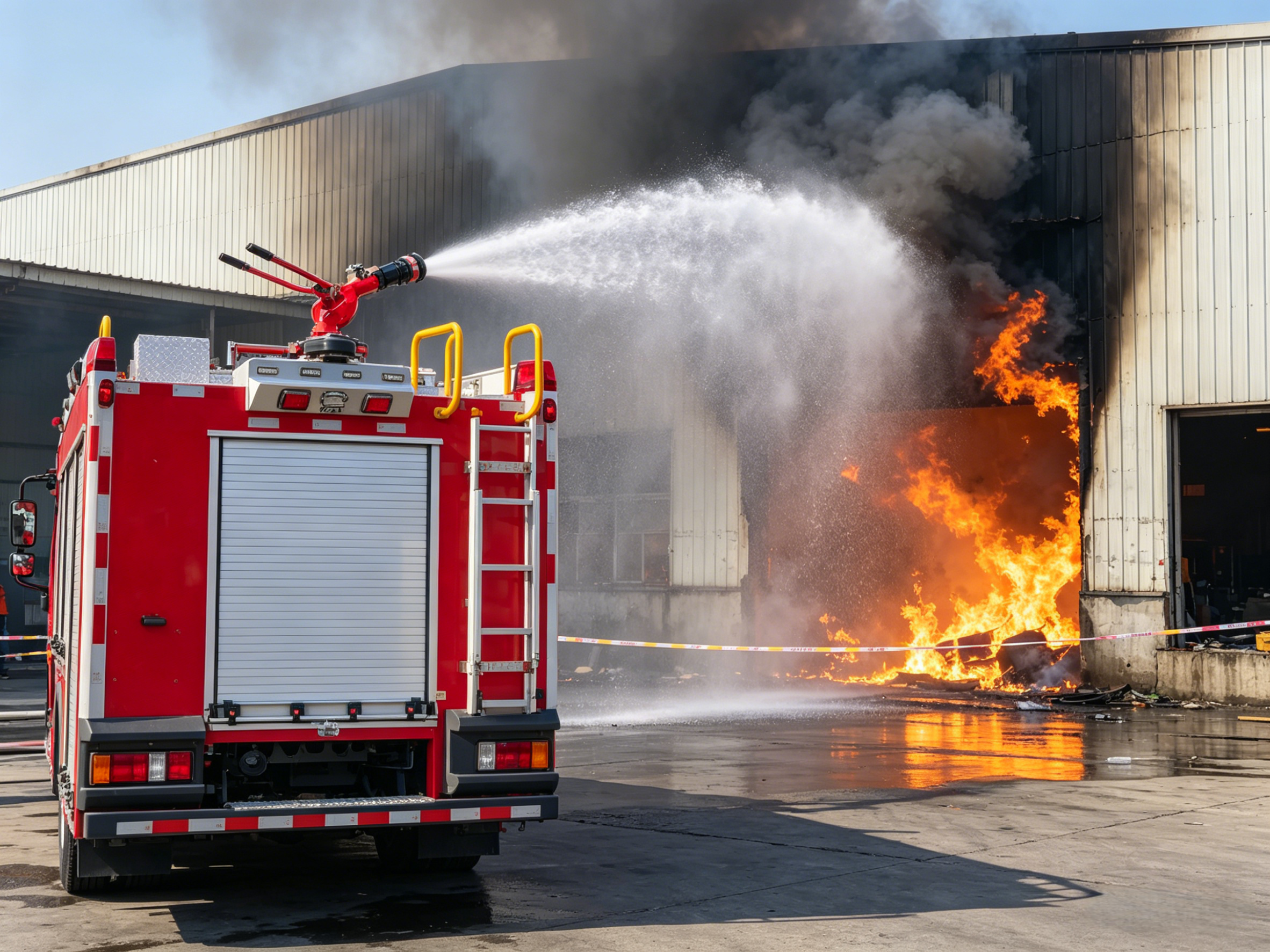 fire service truck HOWO