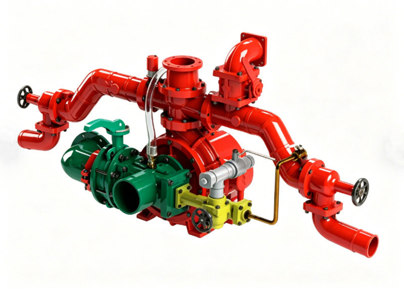 fire fighting truck pump