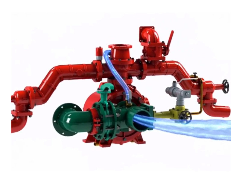 fire fighting truck pump