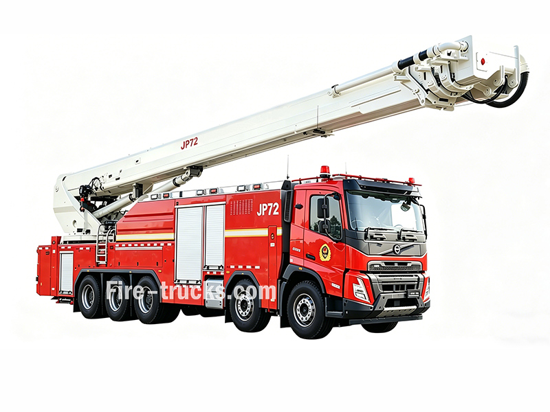 72 Meter CAFS Fire Fighting Ladder Truck