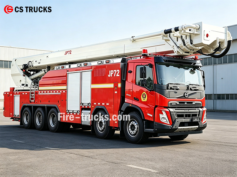 HOWO 72 Meter Aerial Ladder Platform Fire Engine