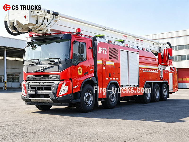 72 Meter High Rise Aerial Ladder Fire Truck