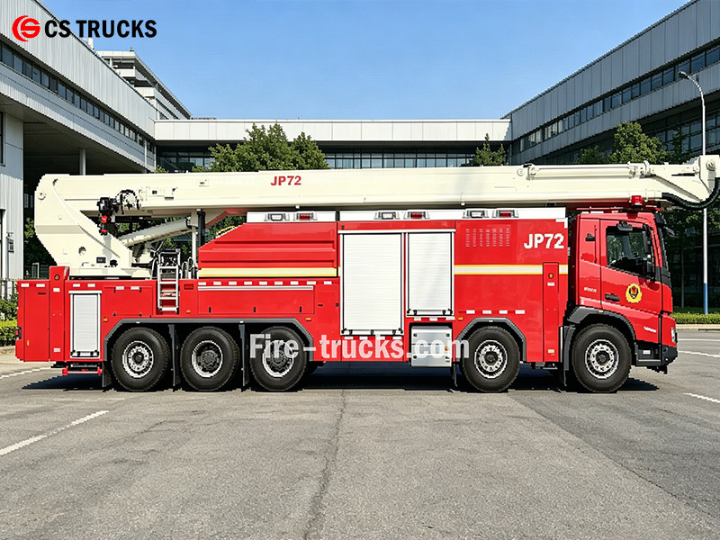 howo 72 Meter Heavy Duty Aerial Rescue Fire Truck