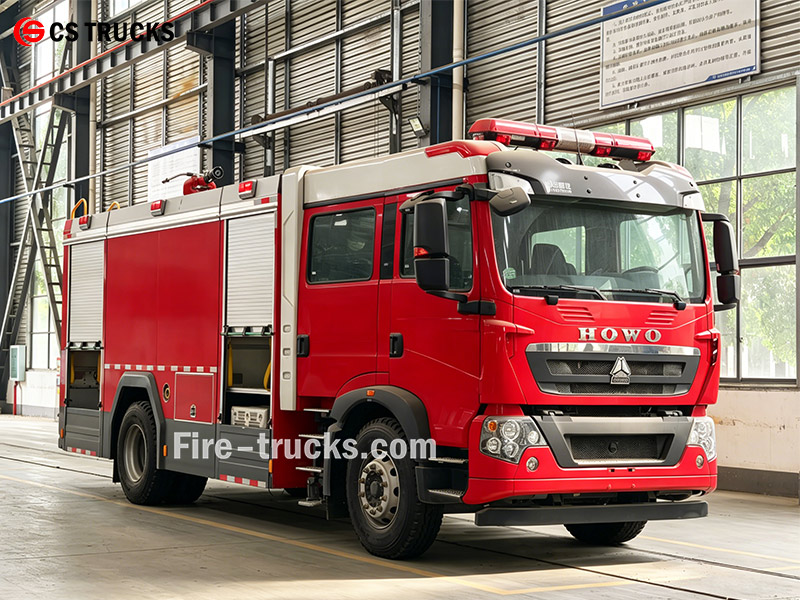 HOWO TX 350HP Fire Water Truck For Municipal Applications