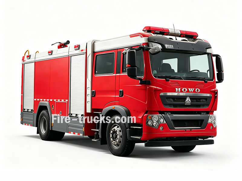 Guatemala HOWO 6000L Fire Water Spray Truck