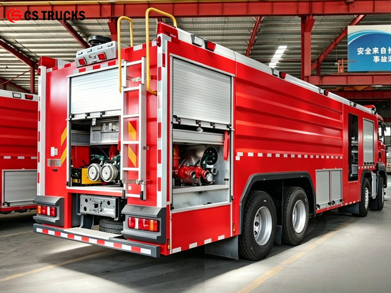 HOWO 6000 Liters Firefighting Water Tanker