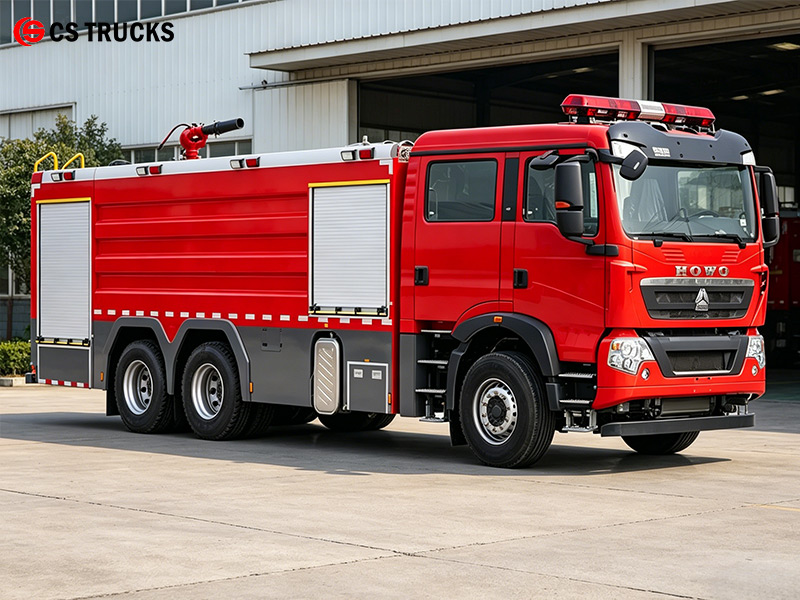 HOWO 6&times;4 wildland foam fire truck for sale