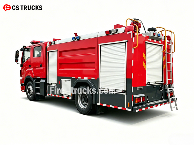 ISUZU FVR 205HP 4x4 Municipal Foam Fire Truck
