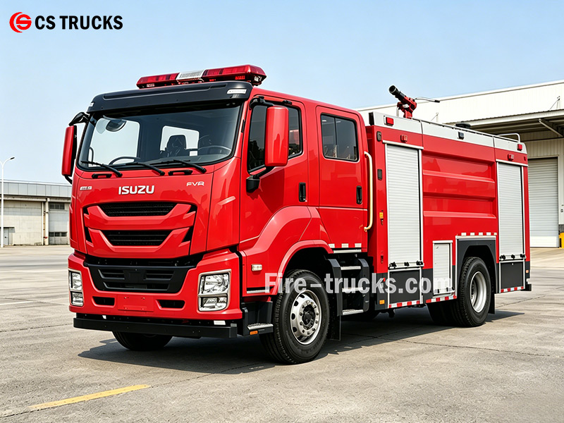 ISUZU FVR 205HP 4x4 Municipal Foam Fire Truck