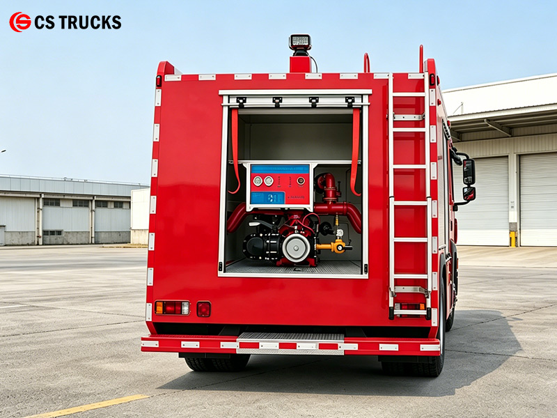 Foam fire fighting vehicle firefighting equipment