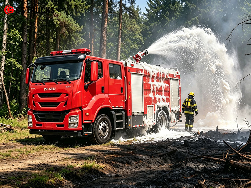 ISUZU 205HP 4x4 Wildland Foam Fire Tender