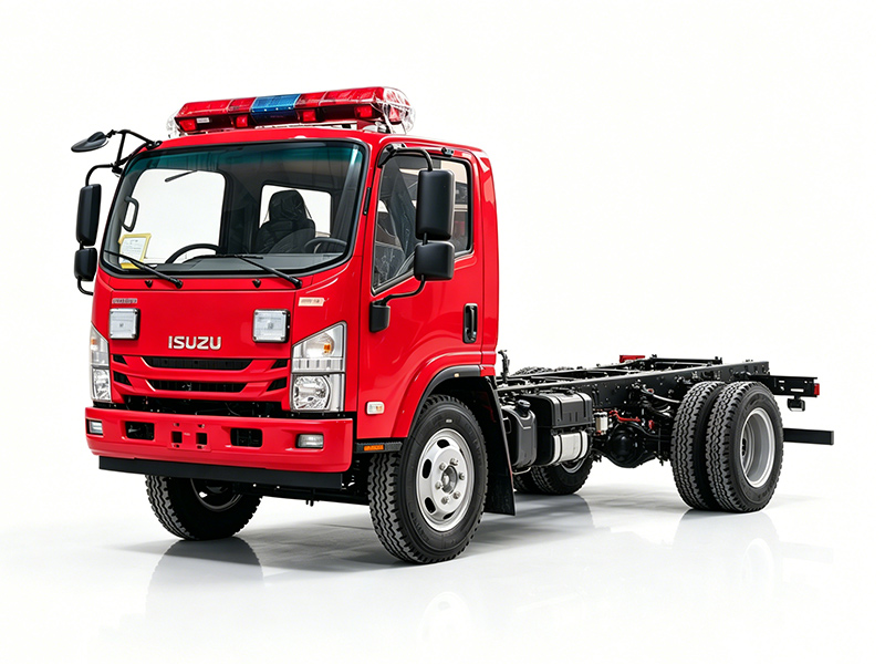 ISUZU NPR 4x2 Chemical Plant Foam Fire Fighting Truck ISUZU NPR 4x2 Chemical Plant Foam Fire Fighting Truck