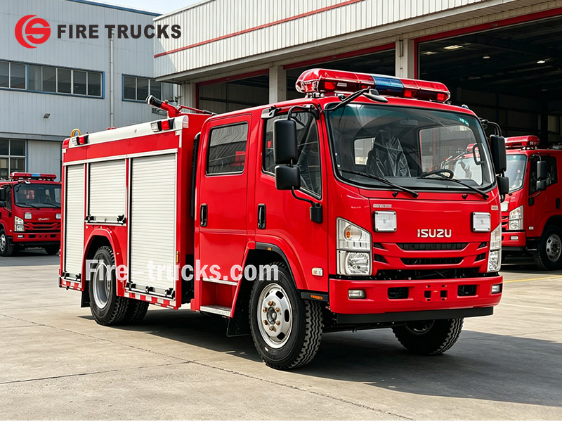 ISUZU FVR 205HP 4x4 Municipal Foam Fire Truck