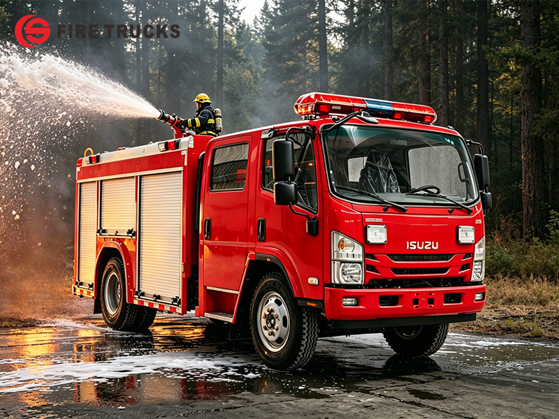 ISUZU 205HP 4x4 Wildland Foam Fire Tender