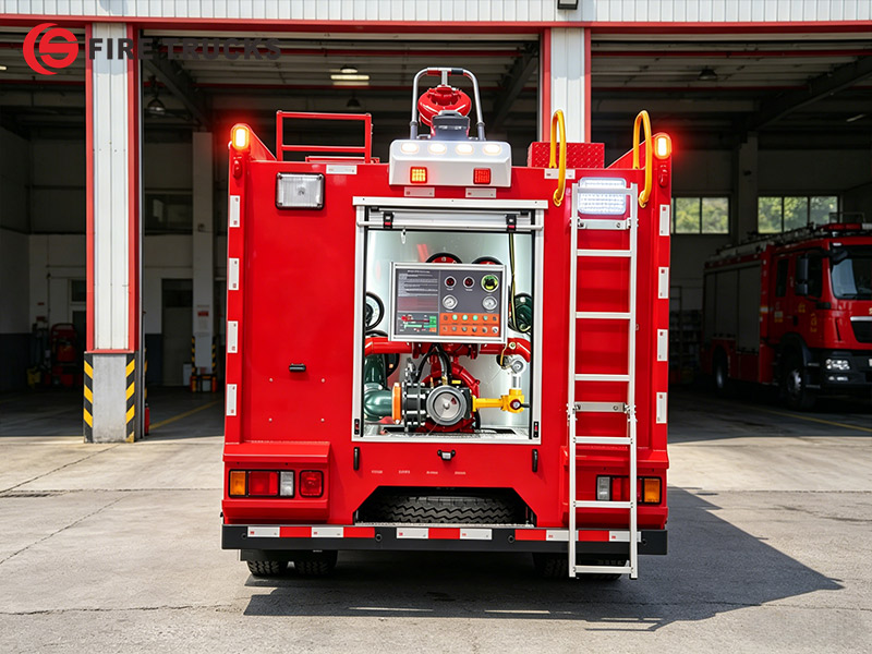 Foam fire fighting vehicle firefighting equipment