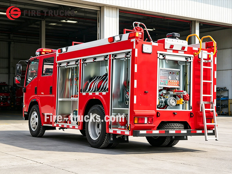 ISUZU FVR 205HP 4x4 Municipal Foam Fire Truck