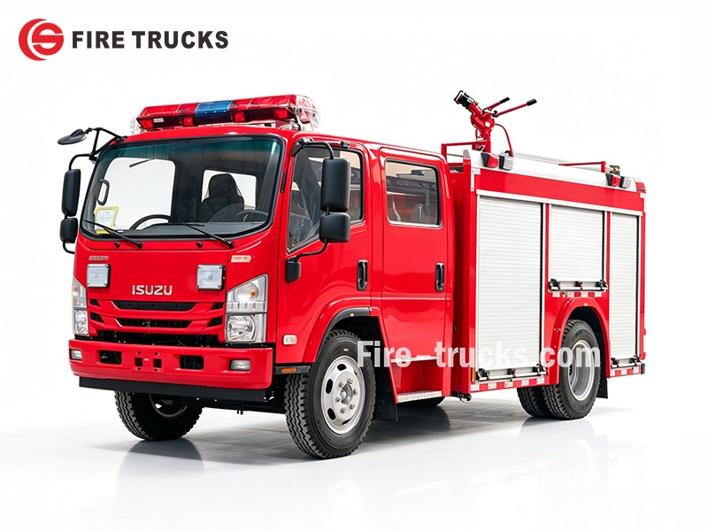 ISUZU FVR 4x4 Fire Fighting Foam Truck For Senegal