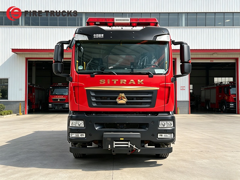 SITRAK HOWO 18M 4X2 heavy duty aerial ladder fire truck for sale