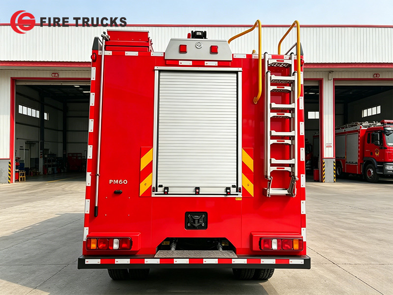 SITRAK HOWO 18M 4X2 aerial fire apparatus with front winch