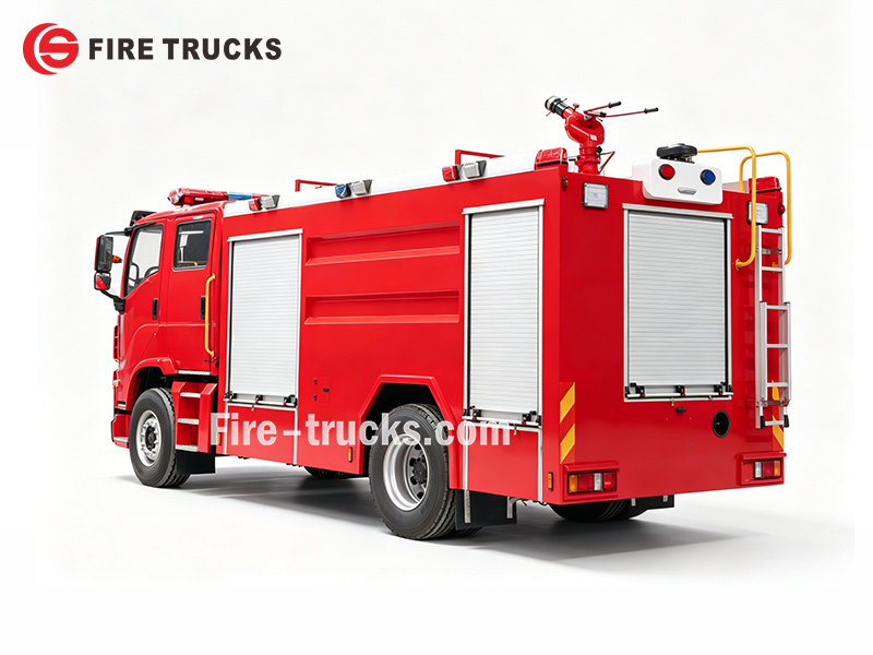 ISUZU GIGA 8000L water foam fire truck for forest fire fighting