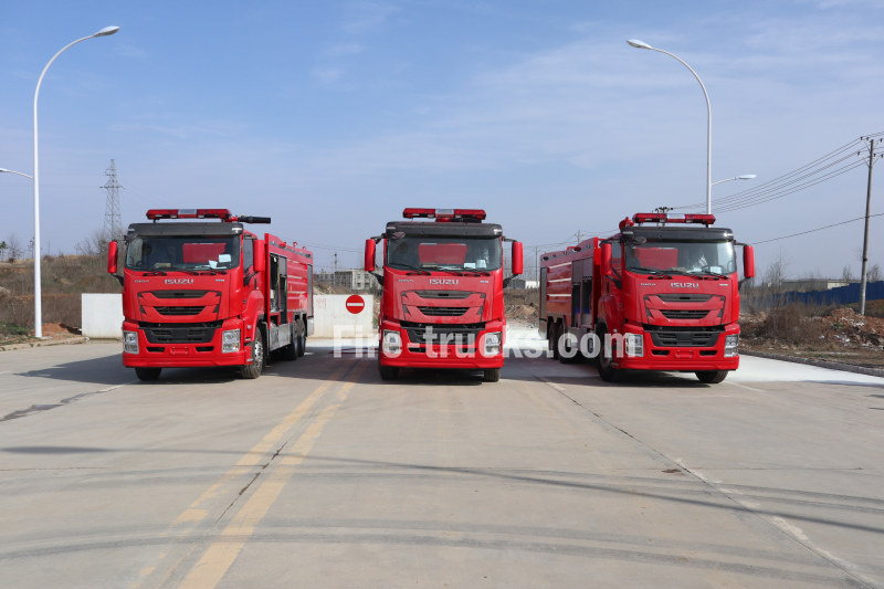 ISUZU GIGA Urban Fire Rescue Dry Powder Foam Fire Engine ISUZU GIGA Urban Fire Rescue Dry Powder Foam Fire Engine
