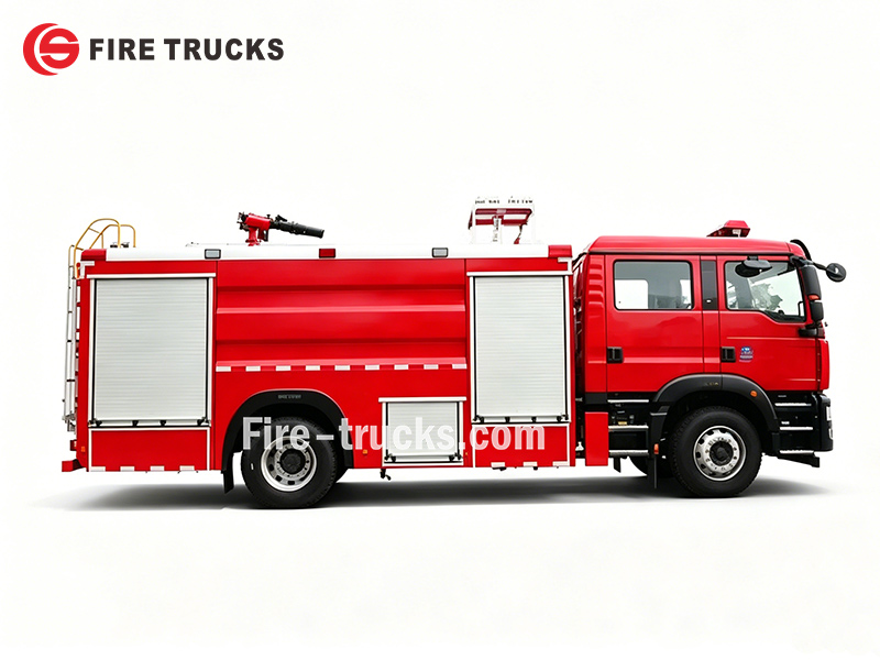 SITRAK HOWO 360&deg; Rotation Lighting Mast Fire Command Vehicle Liberia