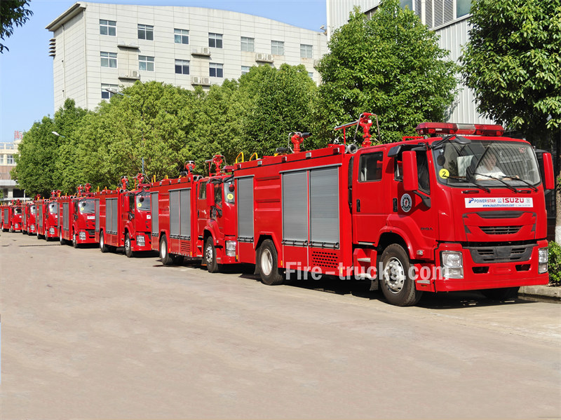 ISUZU GIGA 4X powder fire truck for Nigeria
