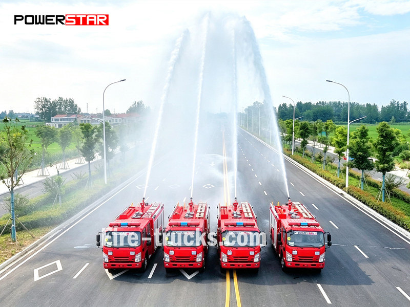 ISUZU 700P 5000L water foam fire truck ISUZU 700P 5000L water foam fire truck