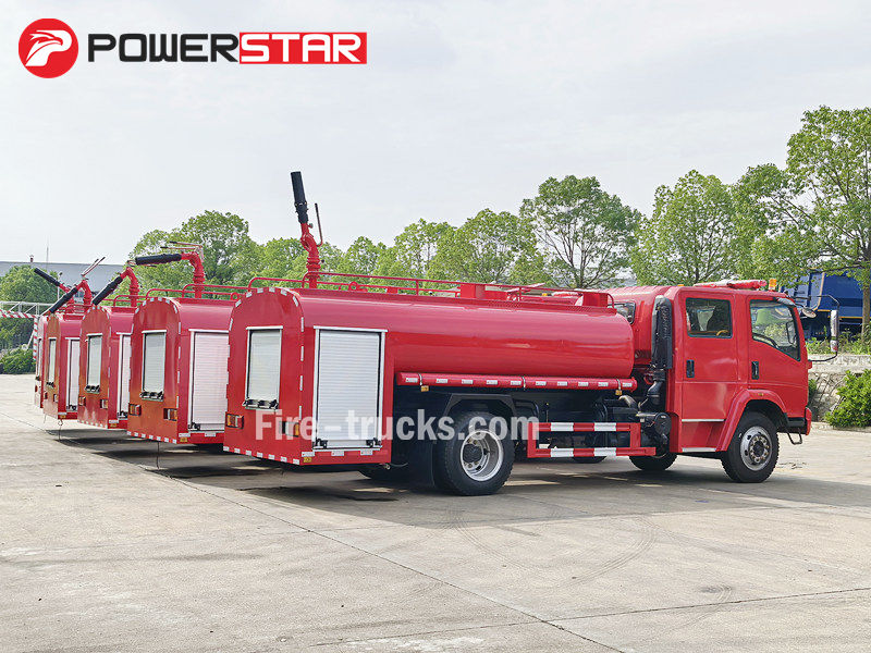 HOWO water foam fire truck