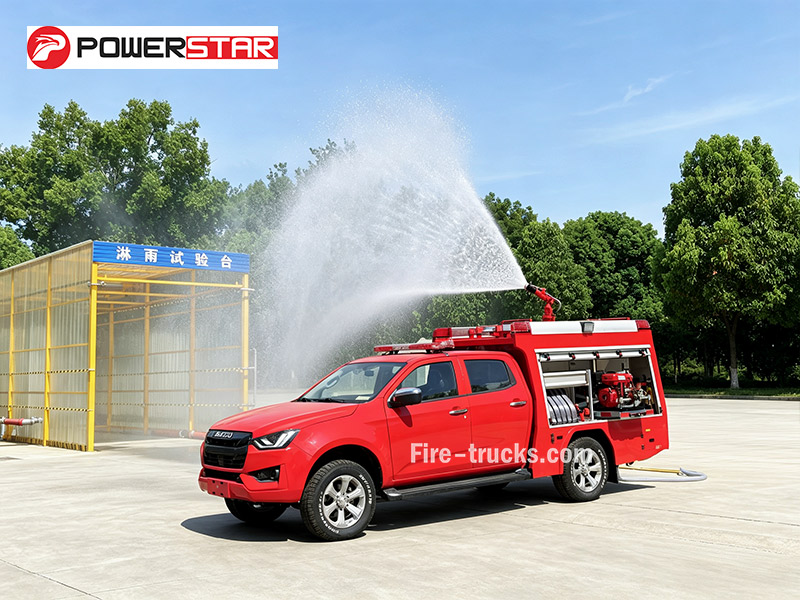 ISUZU 4X4 Large Water Tender for Albania National Forest Fire Protection