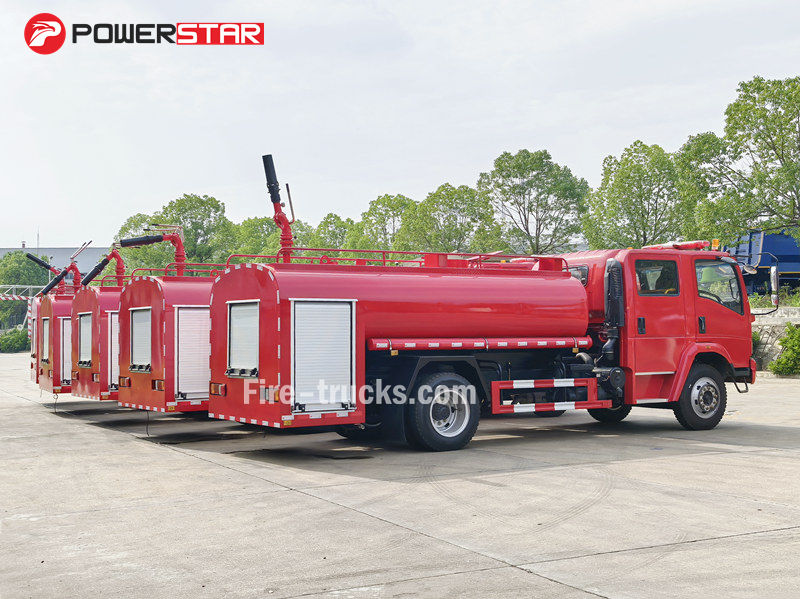 HOWO water foam fire truck