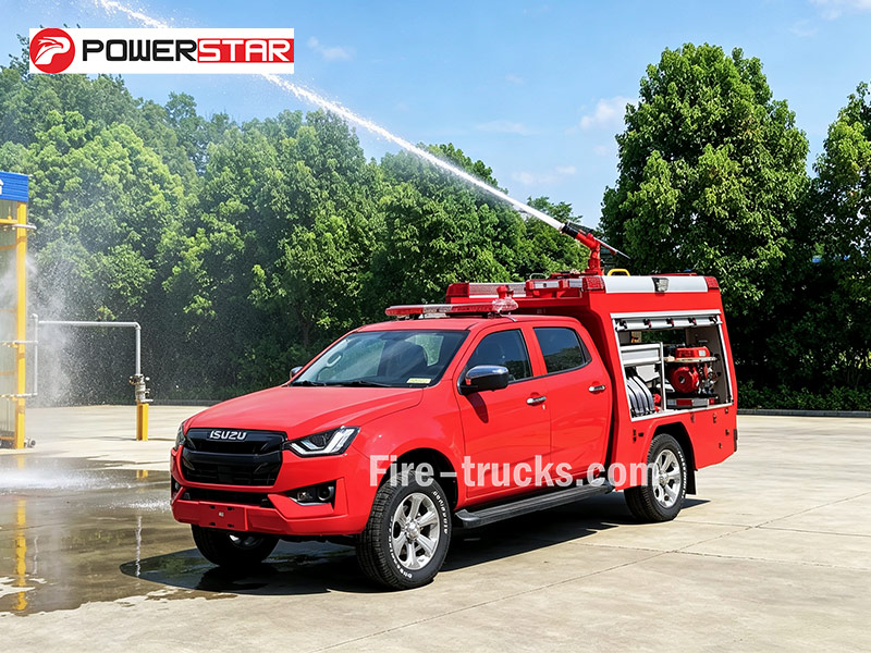 fire truck Straight Stream discharge
