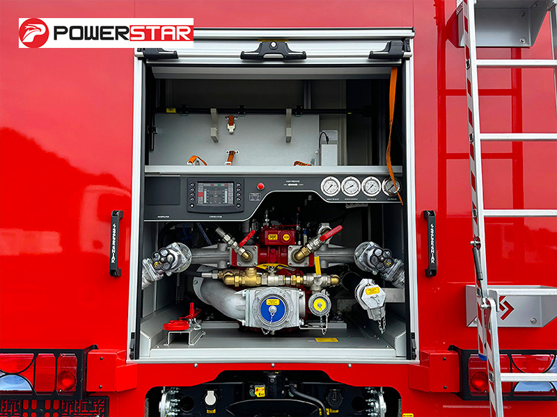 Foam fire fighting vehicle firefighting equipment