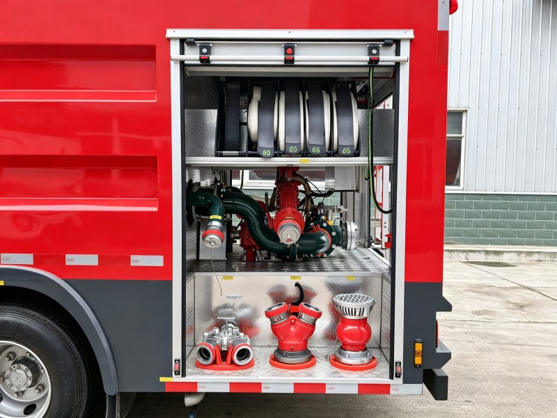 rescue vehicle equipment compartment exterior