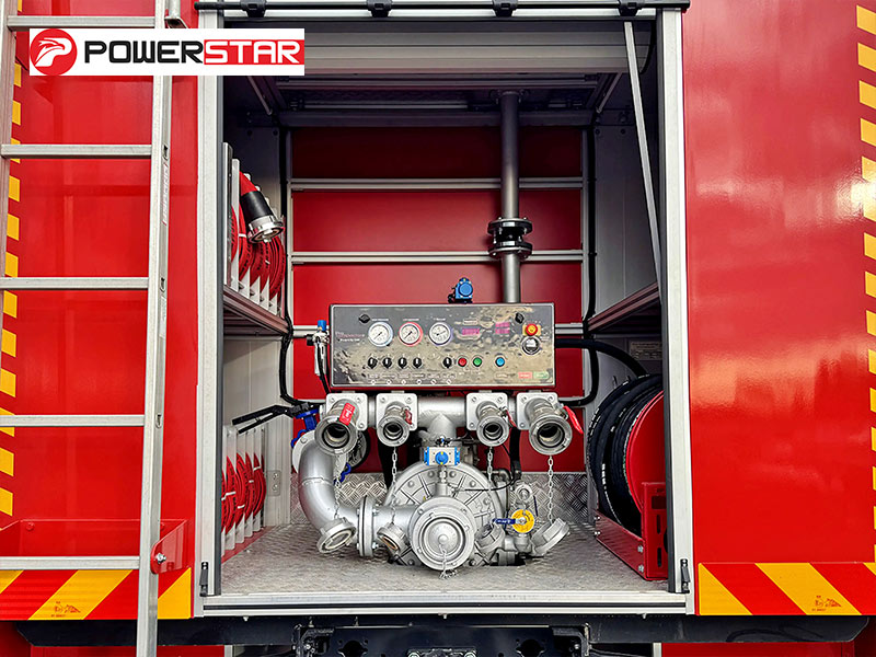 MAN TGS 33.400 6x6 Off Road Water Rescue Truck Pump Room MAN TGS 33.400 6x6 Off Road Water Rescue Truck Pump Room