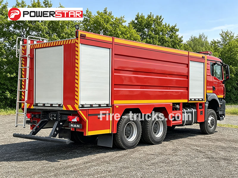 MAN TGS 33.400 80m Electric Water Hose Reel for Airport Crash Fire Rescue Cambodia Dubai Philippines