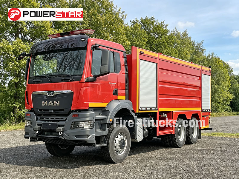 MAN TGS 33.400 3000L/min Water Fire Truck for Warehouse Fire Liberia