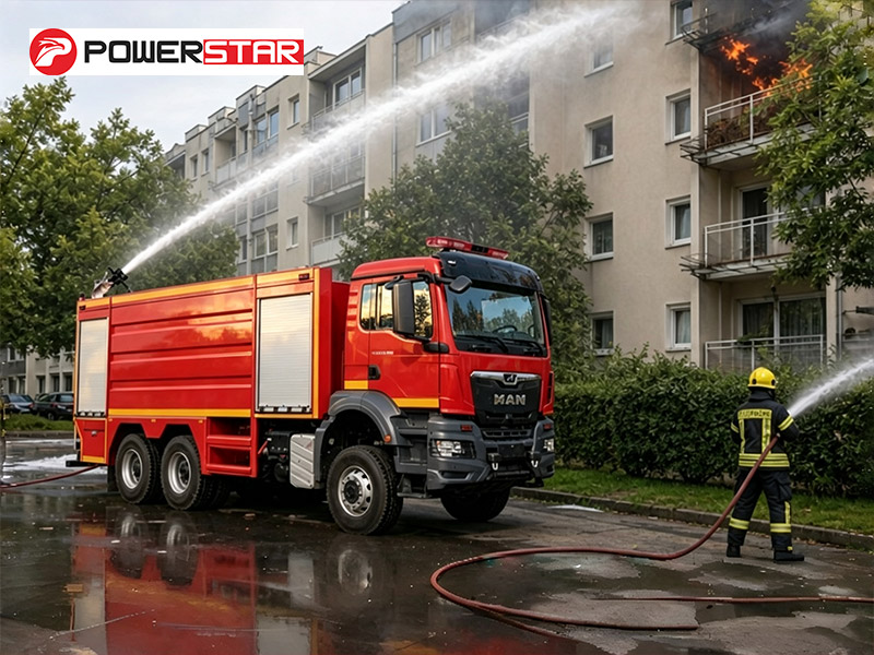 MAN TGS 33.400 6x6 Water Fire Truck for Residential Area Fire Suppression Philippines MAN TGS 33.400 6x6 Water Fire Truck for Residential Area Fire Suppression Philippines