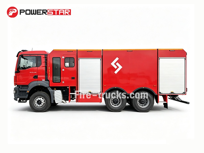 MAN TGS 33.400 6&times;4 Heavy Foam Dry Powder Fire Apparatus for Petrochemical Plant Fire Liberia