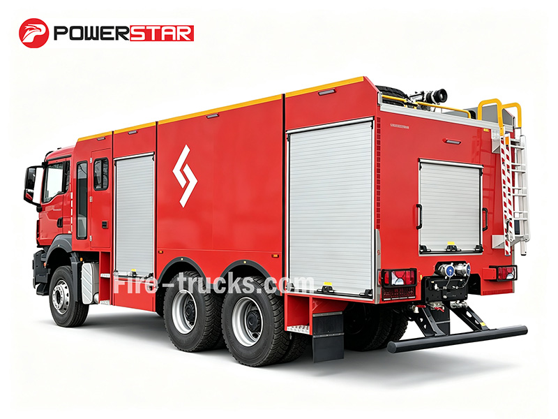 MAN TGS 33.400 6×4 GRP Water Foam Tank Fire Apparatus for Corrosive Chemical Fire Albania MAN TGS 33.400 6×4 GRP Water Foam Tank Fire Apparatus for Corrosive Chemical Fire Albania