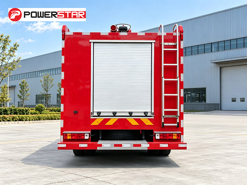 HOWO 4x2 Fire Tender 6000L Water Tank 350HP Euro 6 Diesel for Liberia Highway Fire Emergency Response