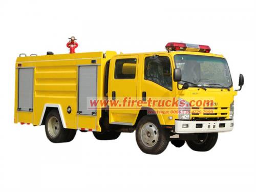 Isuzu ELF 190HP fire water truck