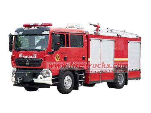 HOWO CAFS 6000L Fire Fighting Truck
